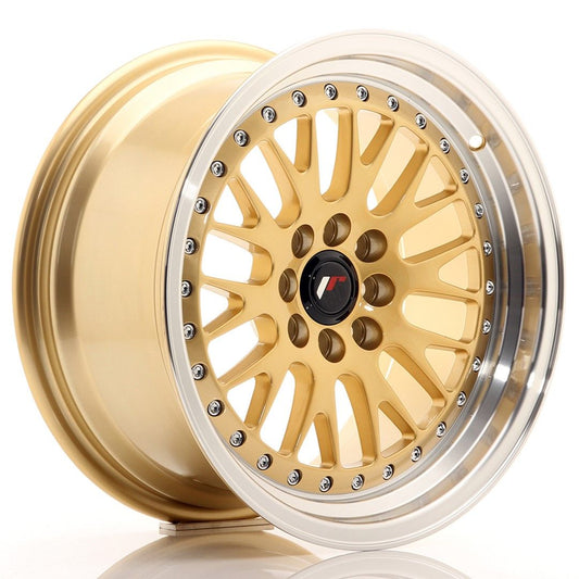 JR10 16x8 ET20 4x100, 4x108 lèvre usinée en or