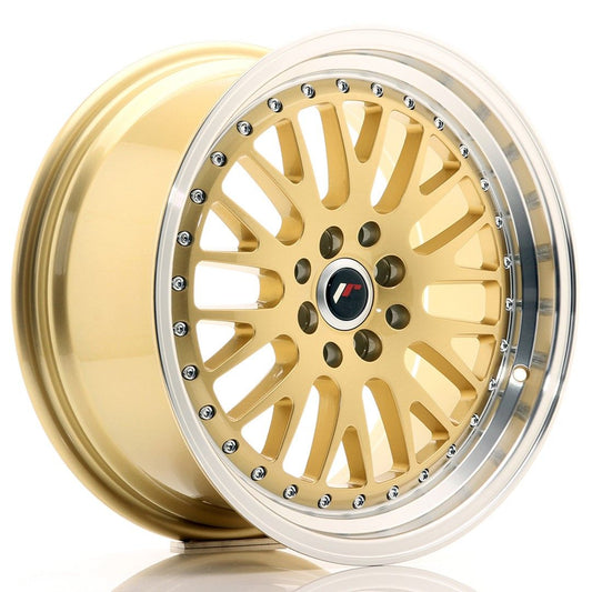 JR10 17x8 ET35 4x100, 4x114.3 lèvre usinée en or
