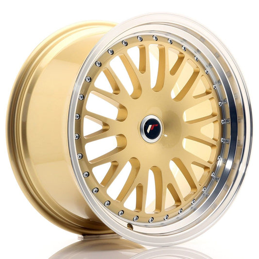 JR10 19x9.5 ET20-35 Aangepaste PCD gouden bewerkte lip