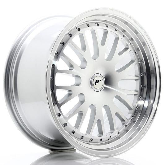 JR10 19x9.5 ET20-35 Custom PCD Zilver Bewerkt Gezicht