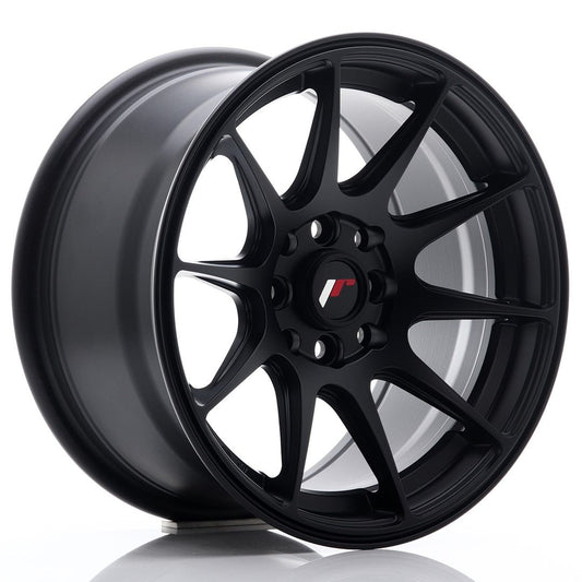 JR11 15x8 ET25 4x100, 4x114.3 noir mat