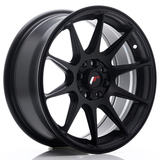 JR11 16x7 ET25 4x100, 4x108 noir mat