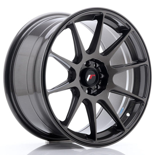 JR11 17x8.25 ET35 5x112, 5x114.3 hyper gris