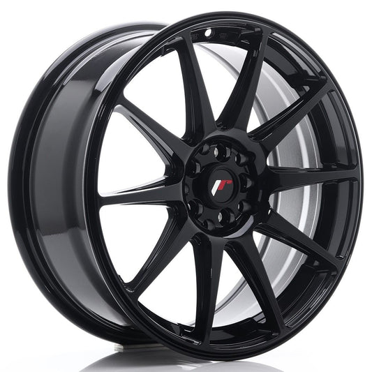 JR11 18x7,5 ET40 5x112, 5x114,3 noir brillant