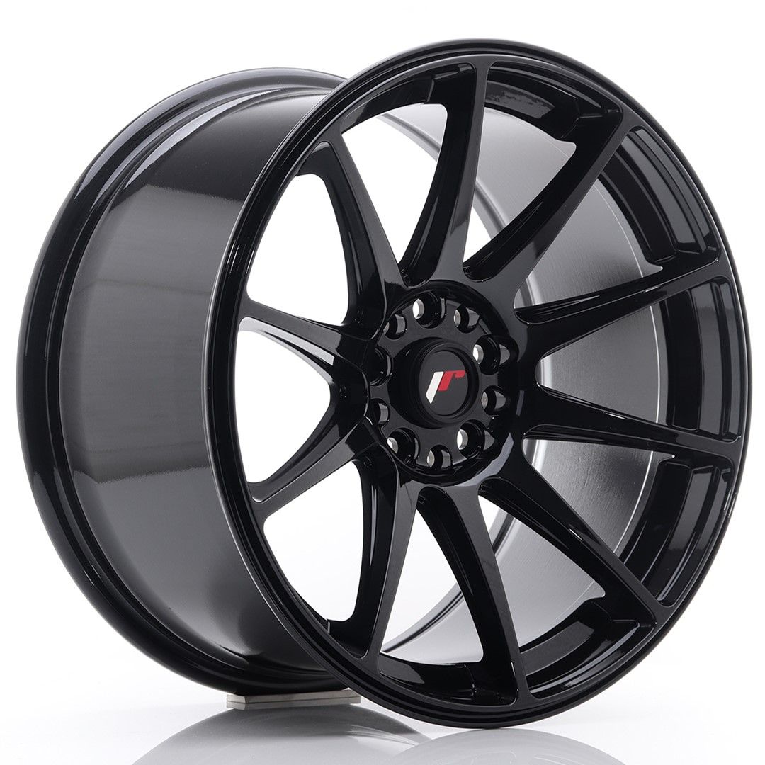 JR11 18x9.5 ET22 5x114.3, 5x120 gloss black