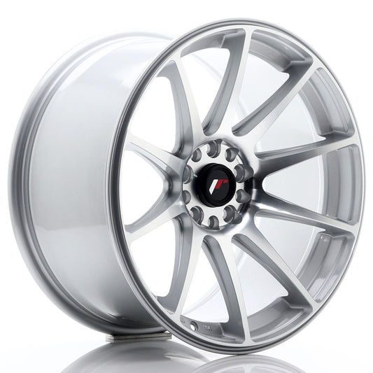 JR11 18x9,5 ET30 5x112, 5x114,3 face usinée argent