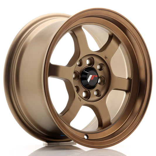 JR12 15x7.5 ET26 4x100, 4x108 Dark Anodized Bronze