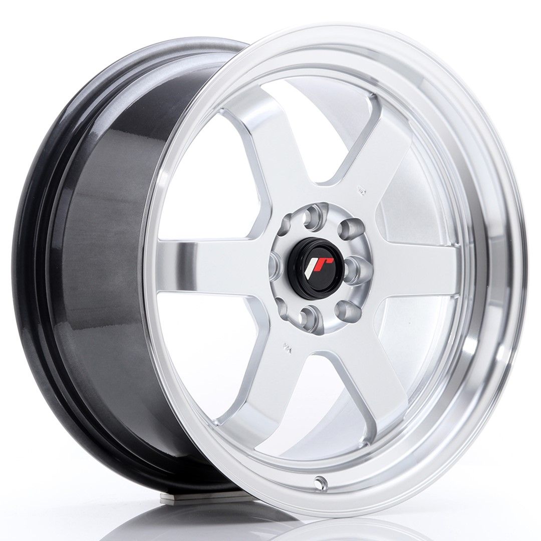 JR12 17x8 ET33 4x100, 4x114.3 hyper argent