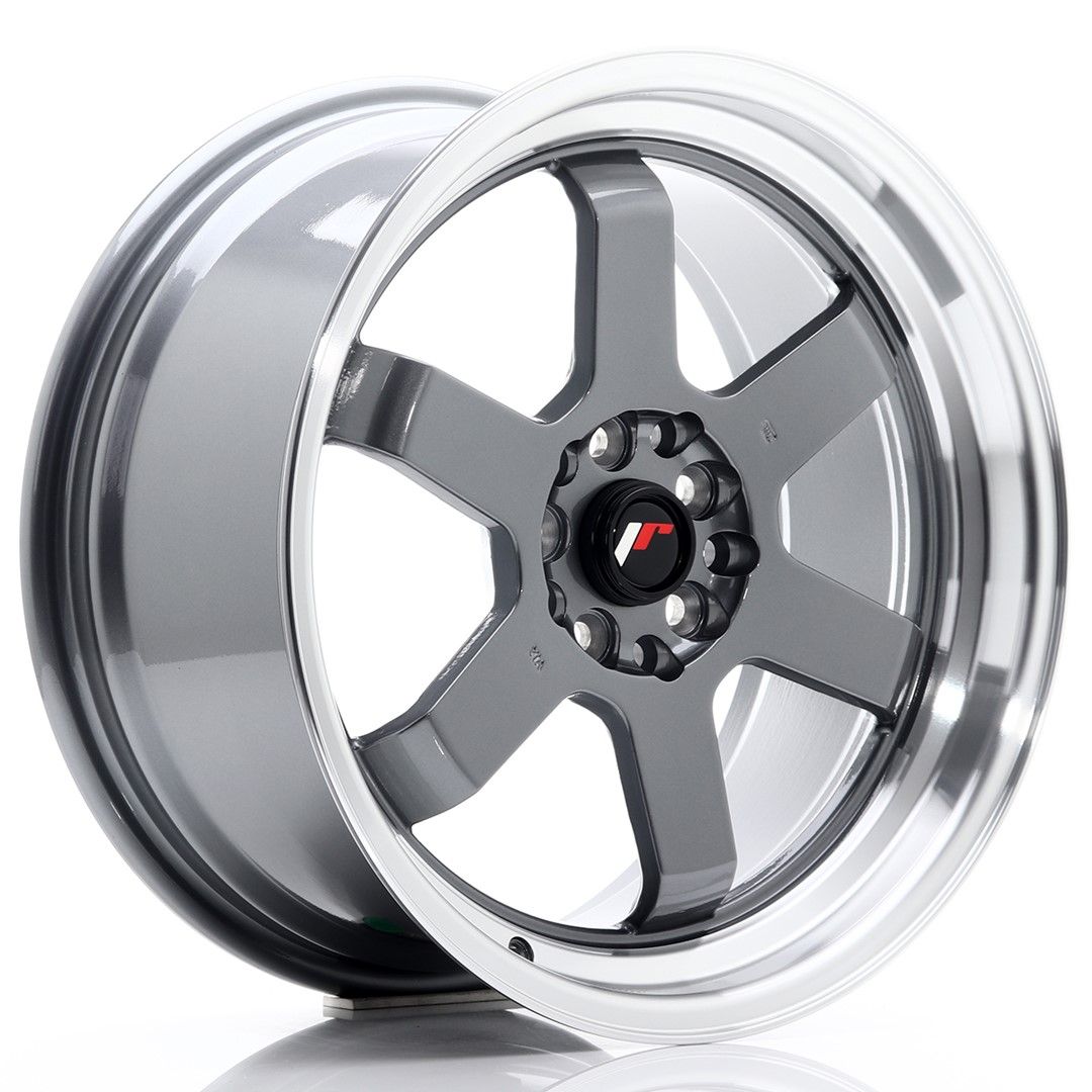 JR12 17x8 ET33 5x100, 5x114.3 lèvre usinée en bronze