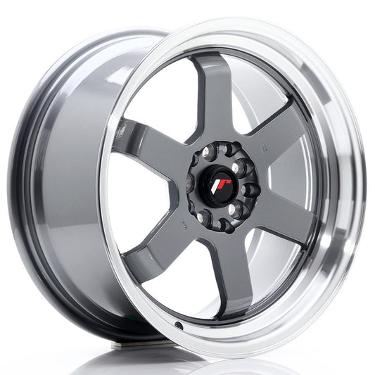 JR12 17x8 ET33 5x100, 5x114.3 lèvre usinée en bronze