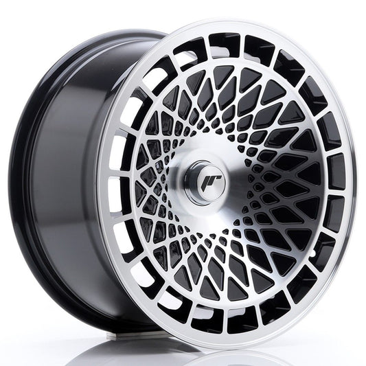 JR14 17x8.5 ET15 PCD personnalisé noir brillant face usinée