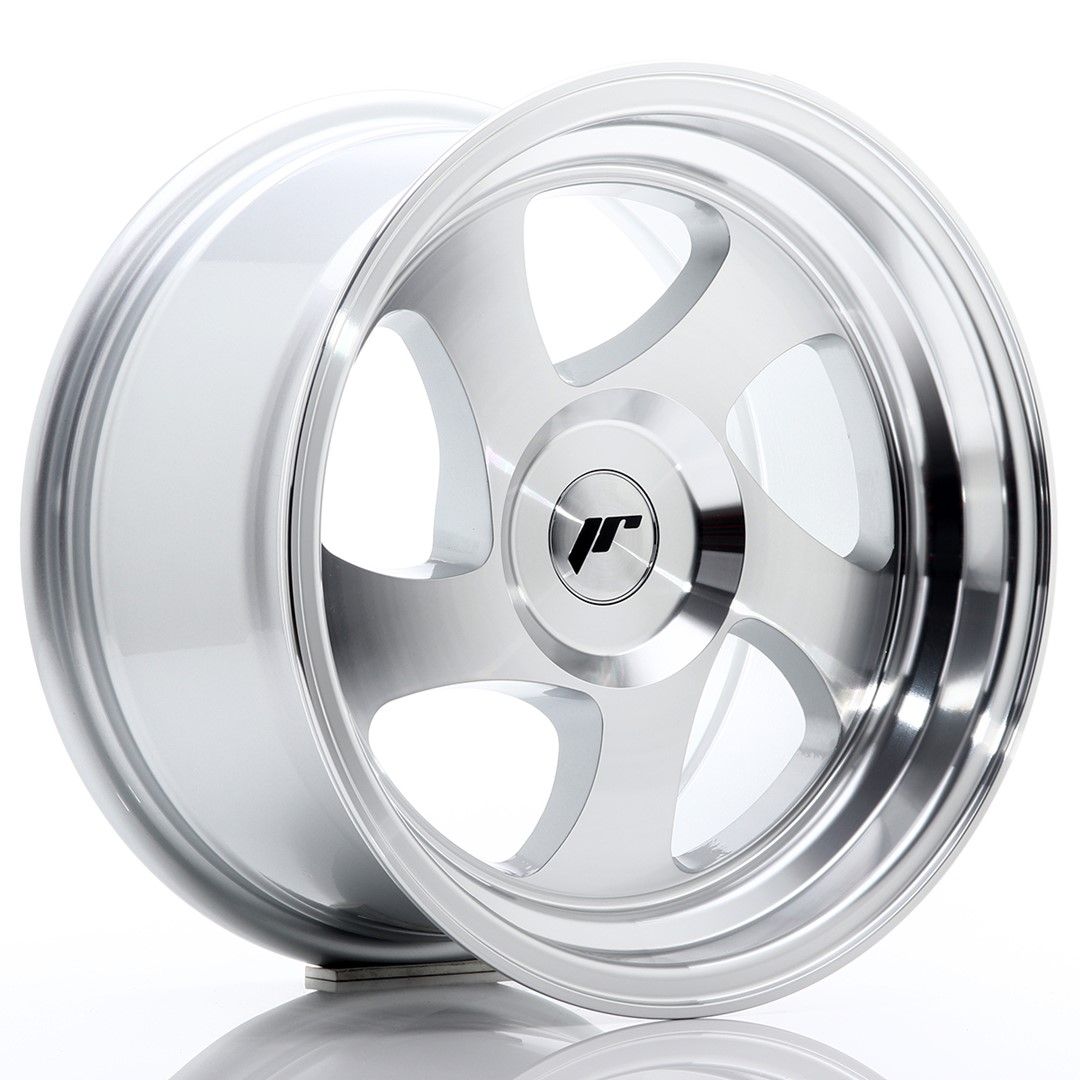JR15 15x8 ET20 PCD personnalisé Face usinée argent