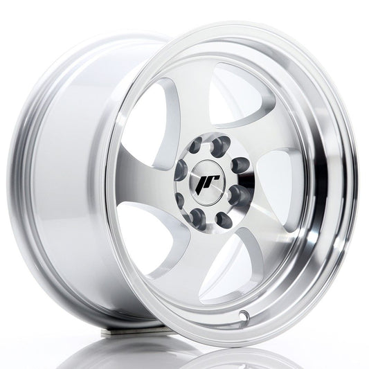 JR15 15x8 ET20 4x100, 4x108 face usinée argent
