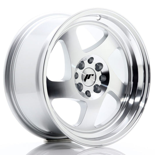 JR15 16x8 ET25 4x100, 4x108 face usinée argent