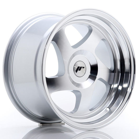 JR15 16x9 ET20 PCD personnalisé Face usinée argent