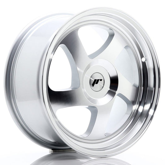 JR15 17x8 ET35 PCD personnalisé Face usinée argent