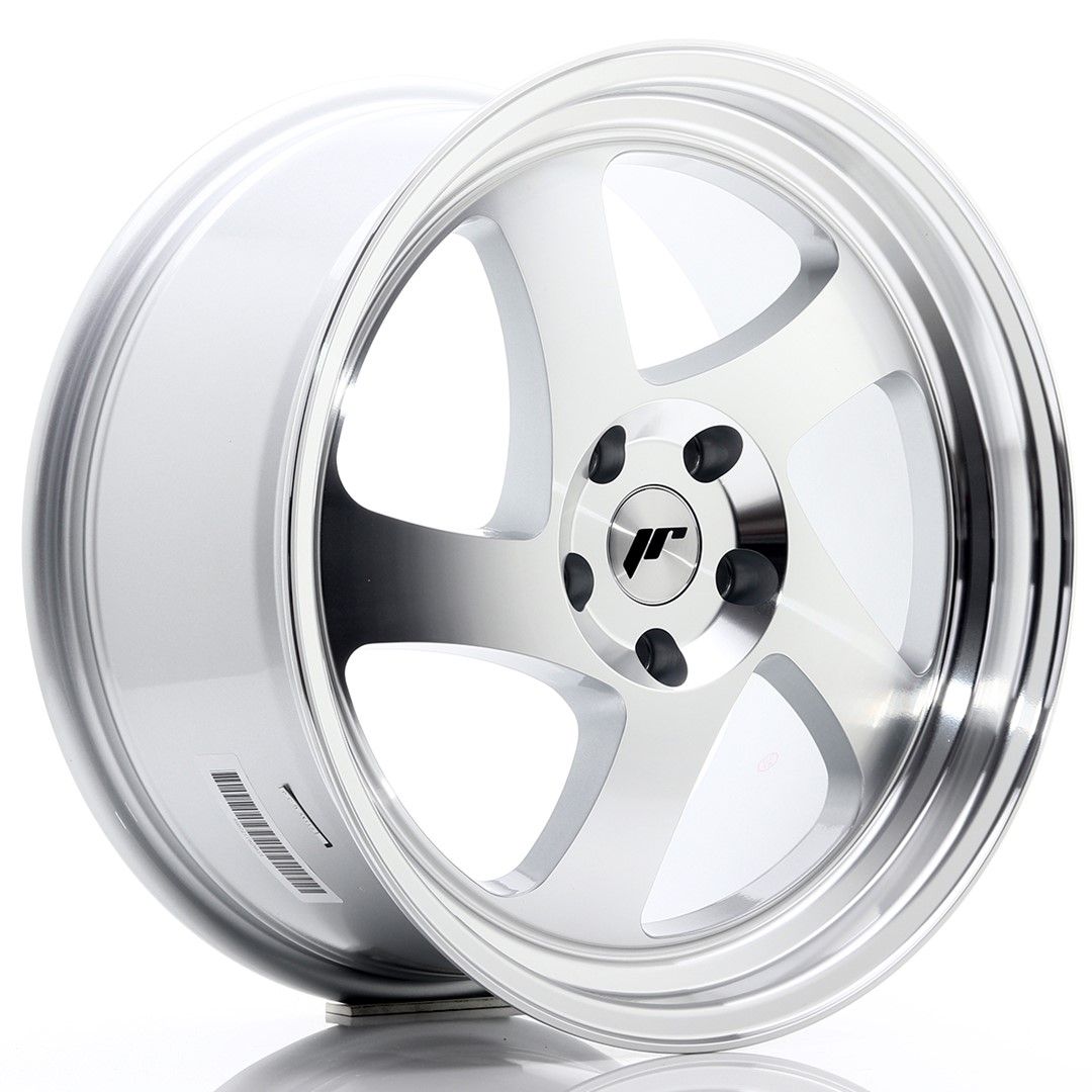 JR15 18x8.5 ET40 5x112 Face usinée argentée