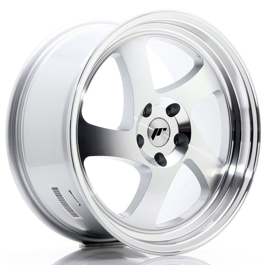 JR15 18x8.5 ET40 5x112 Face usinée argentée