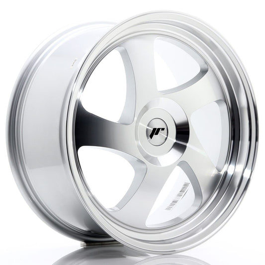 JR15 19x8.5 ET20-40 Custom PCD Zilver Bewerkt Gezicht