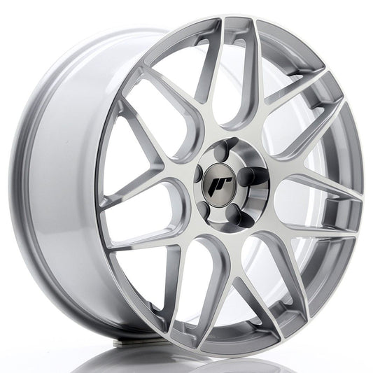 JR18 19x8.5 ET20-42 Aangepaste PCD Zilveren Bewerkte Voorkant