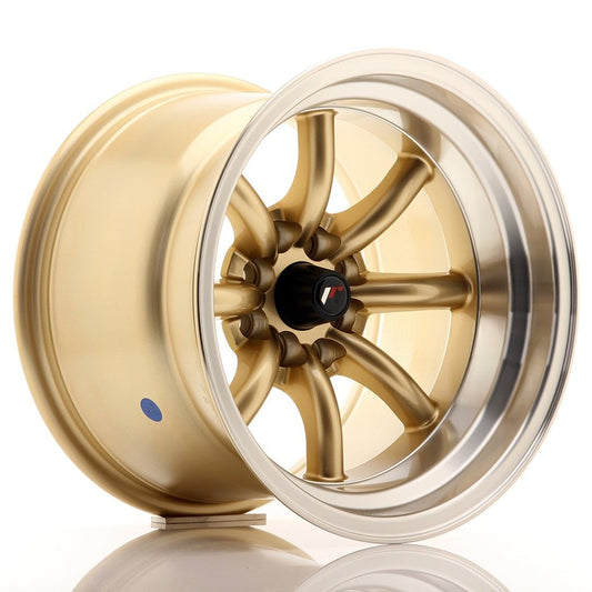 JR19 15x10,5 ET-32 4x100, 4x114,3 lèvre usinée en or