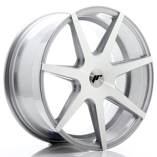 JR20 19x8.5 ET20-40 Aangepaste PCD Zilveren Machinaal Bewerkte Voorkant