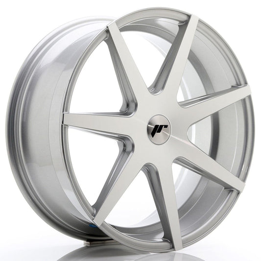JR20 20x8.5 ET20-40 Aangepaste PCD Zilveren Bewerkte Voorkant