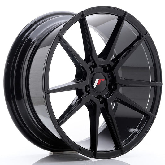 JR21 18x8.5 ET40 5x100 Glans Zwart
