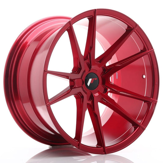 JR21 20x11 ET20-30 Aangepaste PCD Platina Rood
