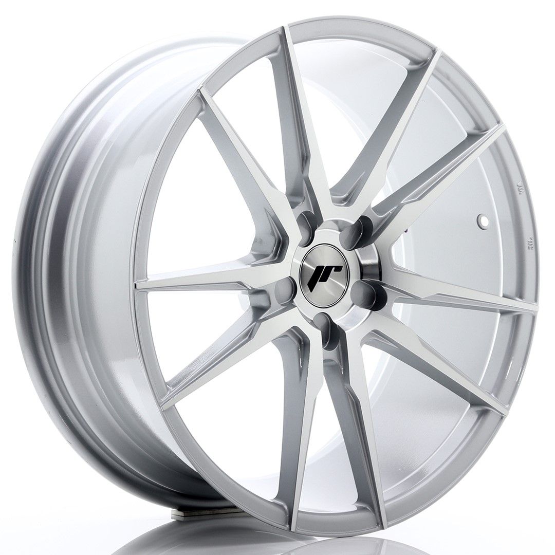 JR21 20x8.5 ET40 PCD personnalisé Face usinée argent