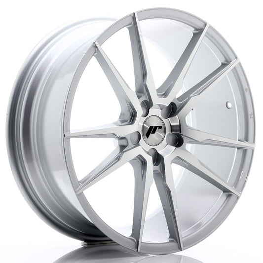 JR21 20x8.5 ET40 PCD personnalisé Face usinée argent