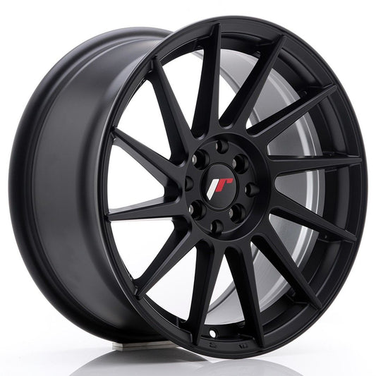 JR22 17x8 ET35 5x100, 5x114.3 noir mat