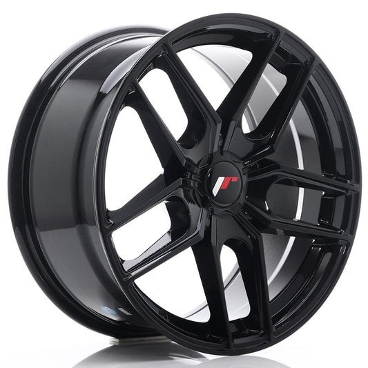 JR25 18x8.5 ET20-40 Custom PCD Glanzend Zwart