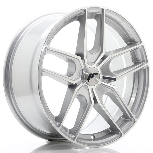 JR25 18x8.5 ET20-40 Aangepaste PCD Zilveren Bewerkte Voorkant