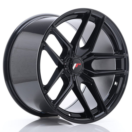 JR25 19x11 ET20-40 Aangepaste PCD Glanzend Zwart