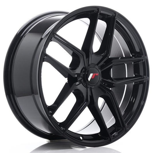 JR25 19x8.5 ET20-40 Custom PCD Glanzend Zwart