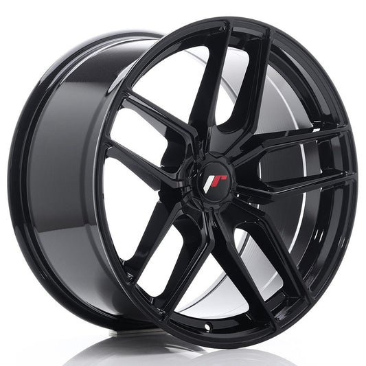 JR25 19x9.5 ET20-40 Custom PCD Glanzend Zwart