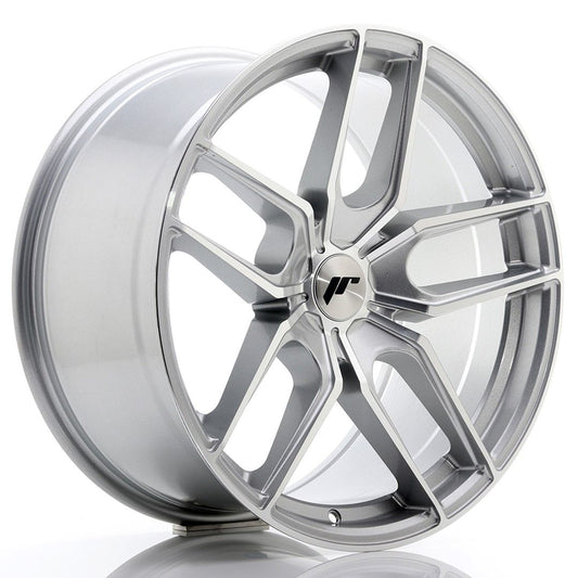JR25 19x9.5 ET20-40 Aangepaste PCD Zilveren Bewerkte Voorkant