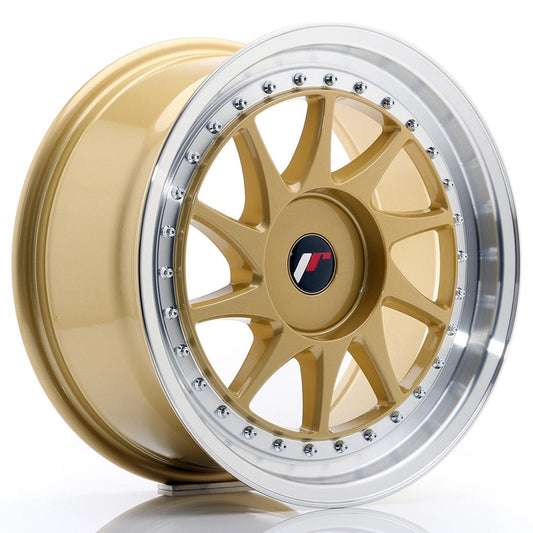 JR26 17x8 ET35 Lèvre usinée en or PCD personnalisée
