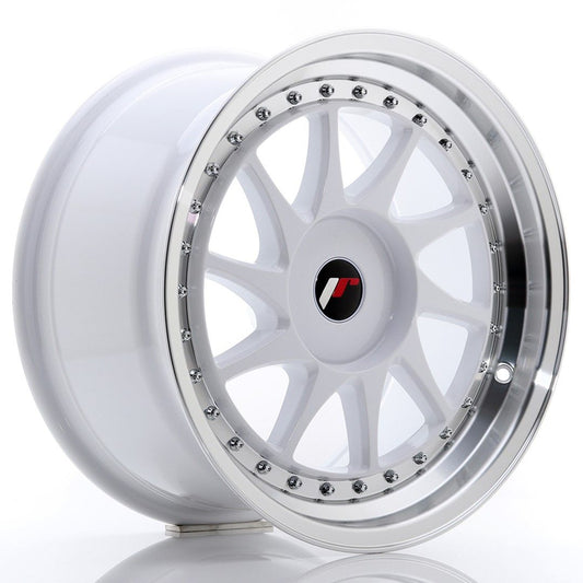 JR26 17x9 ET20-35 Aangepaste PCD witte bewerkte lip