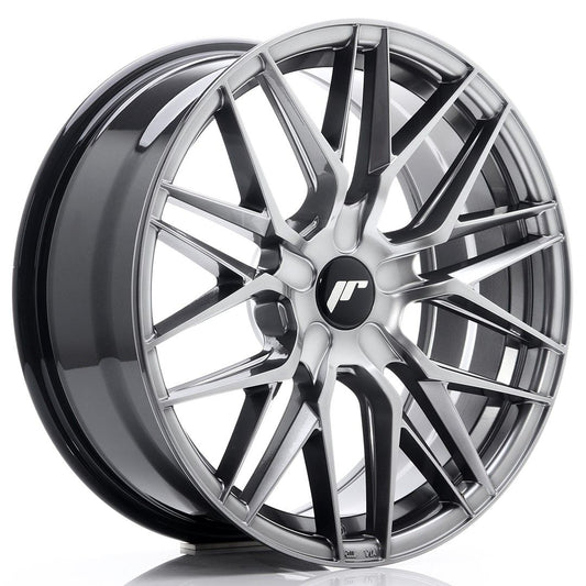 JR28 18x7.5 ET20-40 PCD personnalisé Hyper noir