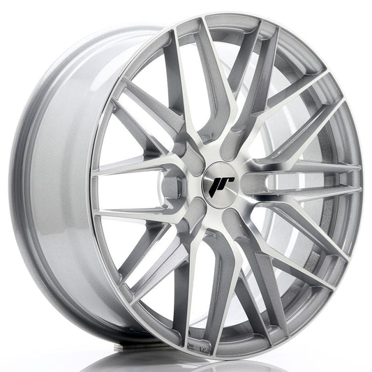 JR28 18x7.5 ET20-40 Aangepaste PCD Zilveren Bewerkte Voorkant