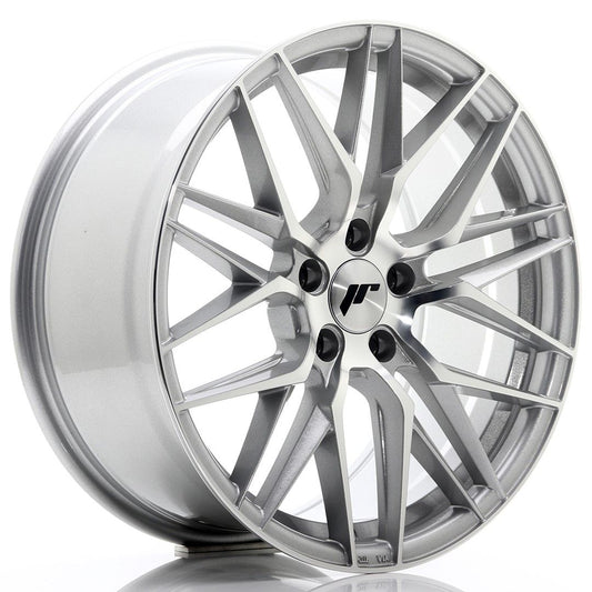 JR28 18x8.5 ET40 5x112 Face usinée argentée