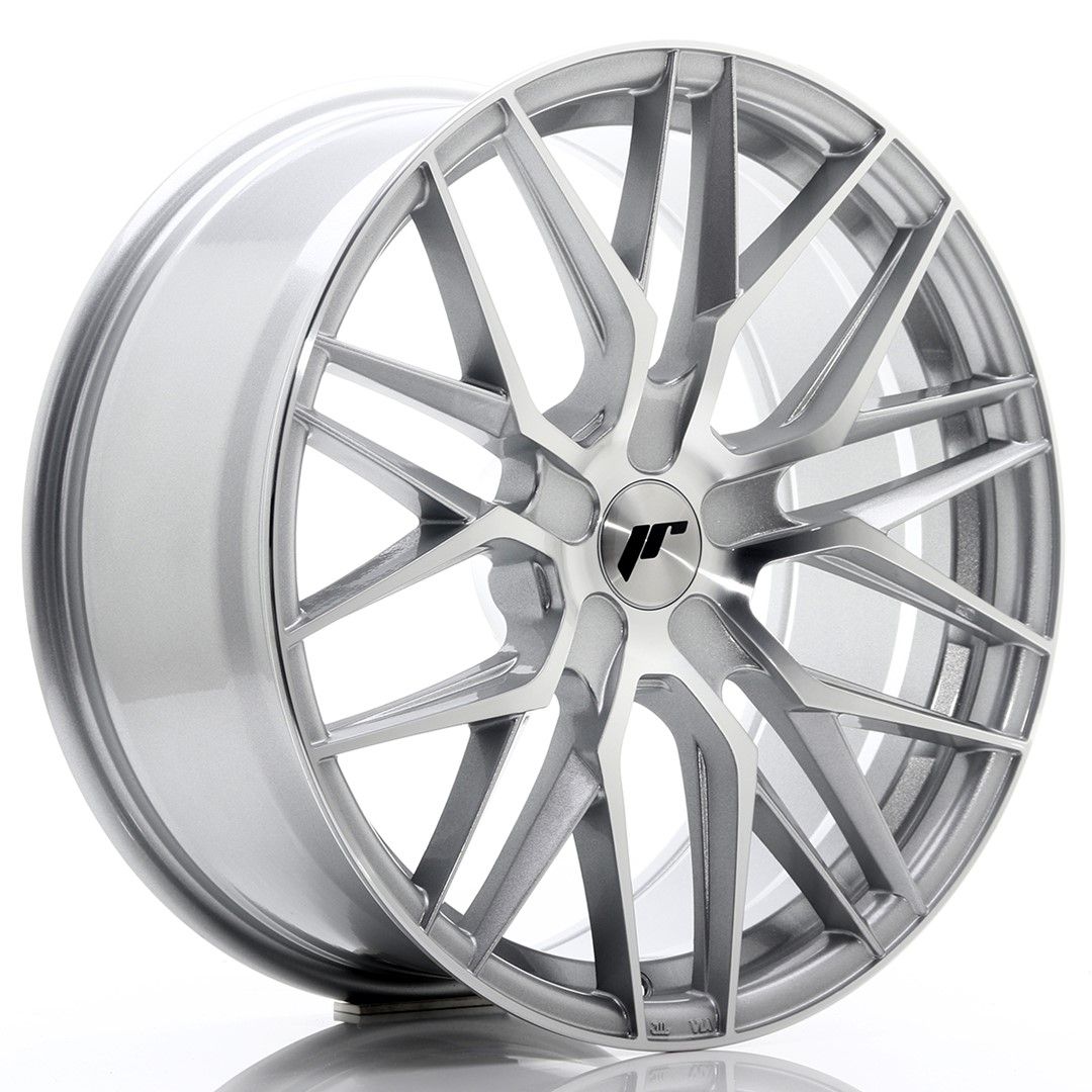 JR28 19x8.5 ET35-40 Aangepaste PCD Zilveren Machinaal Bewerkte Voorkant