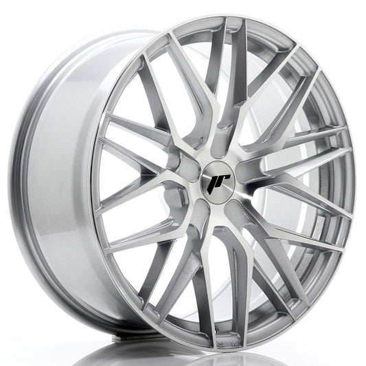 JR28 19x8.5 ET35-40 Aangepaste PCD Zilveren Machinaal Bewerkte Voorkant