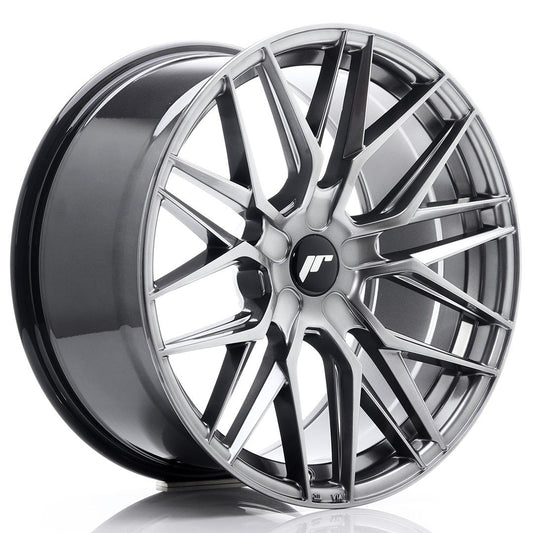 JR28 19x9,5 ET20-40 PCD personnalisé Hyper noir