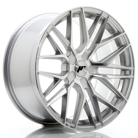 JR28 19x9,5 ET20-40 PCD personnalisé Face usinée argent
