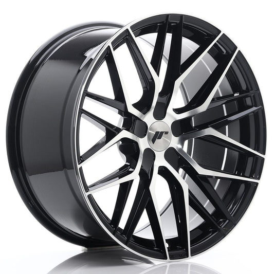 JR28 20x10 ET20-40 PCD personnalisé noir brillant face usinée