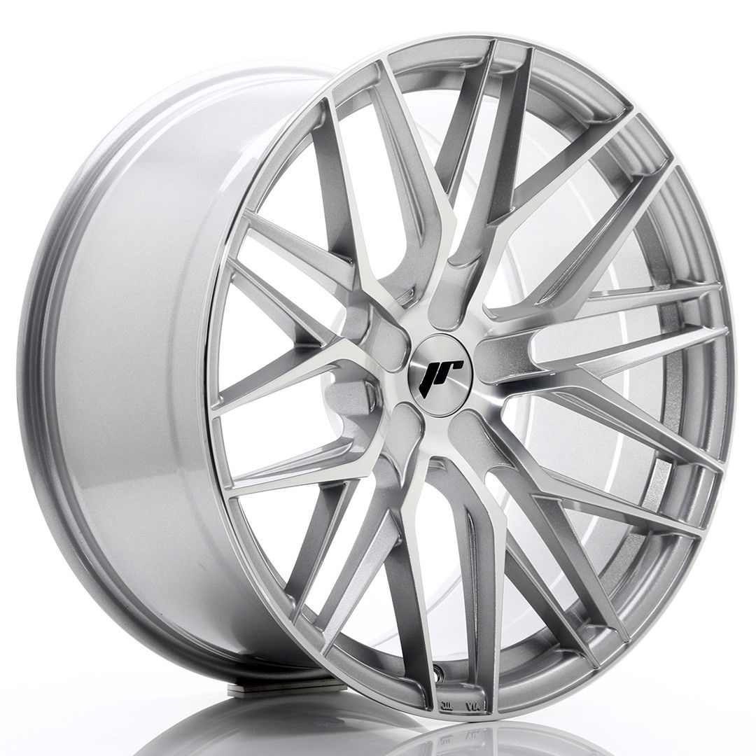 JR28 20x10 ET20-40 PCD personnalisé Face usinée argent