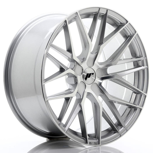 JR28 20x10 ET20-40 PCD personnalisé Face usinée argent